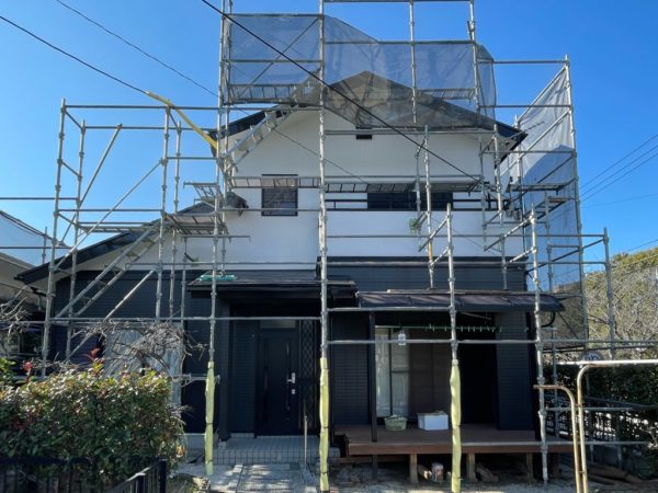 外壁の塗装完了後