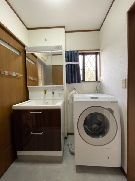 洗面所の工事完了