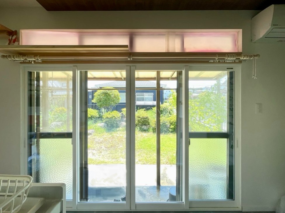 内窓施工後（掃出し4枚建）