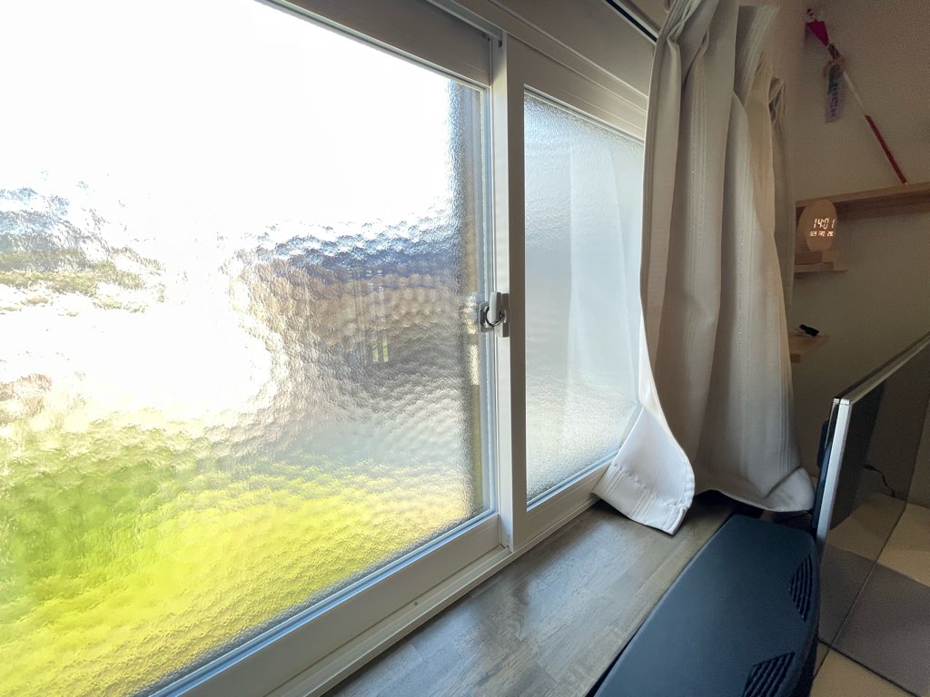 内窓設置後（引違い中連窓）