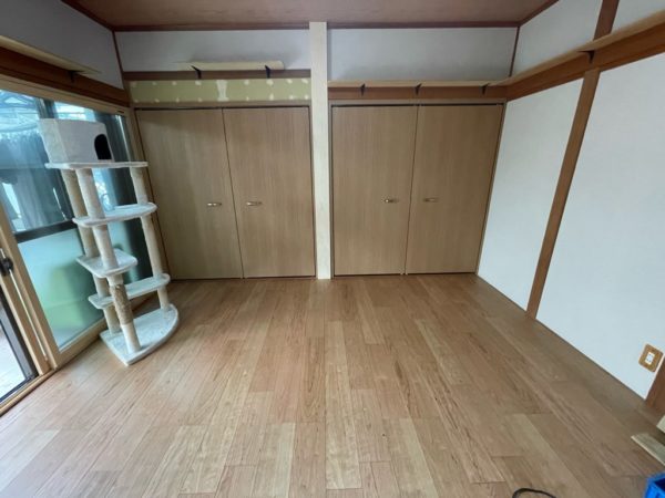 フローリング完了